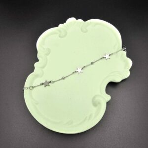 دستبند دخترانه طرح ستاره و گوی