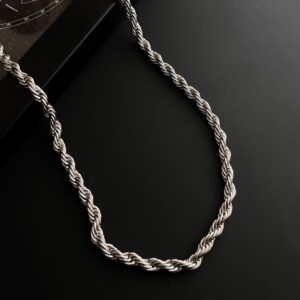 گردنبند طنابی استیل